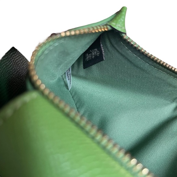 Coach Kelly green tech wallet clutch wrist handle large size leather casual - Picture 6 of 6